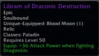 wow sod phase 3 libram of draconic destruction